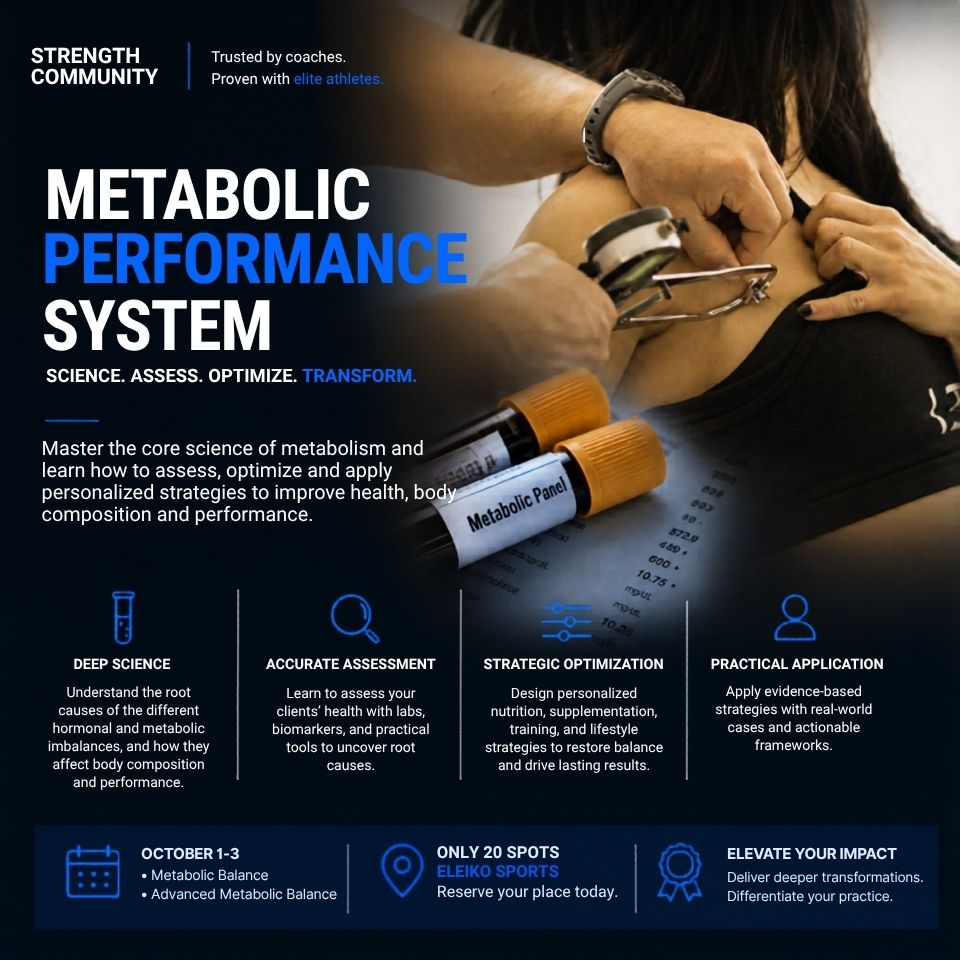 Metabolic Performance system